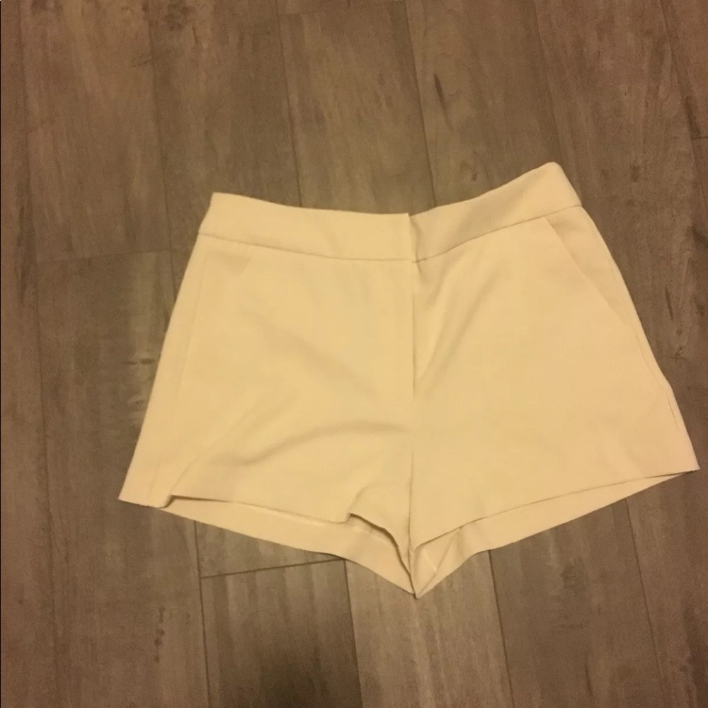 tan high waisted shorts